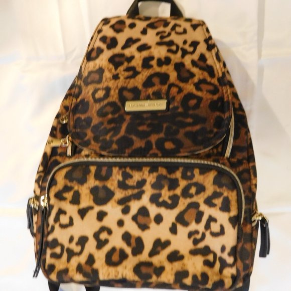 Adrienne Vittadini Handbags - Adrienne Vittadini Leopard Nylon Backpack